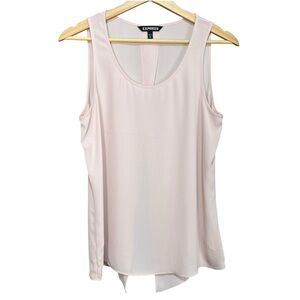 Express Blush Pink Women’s Chiffon Top Size Medium